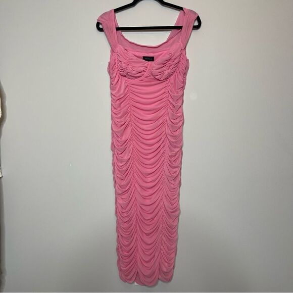 Majorelle Revolve Tabitha Midi Dress in Bubblegum Pink NWOT XL - Picture 9 of 10